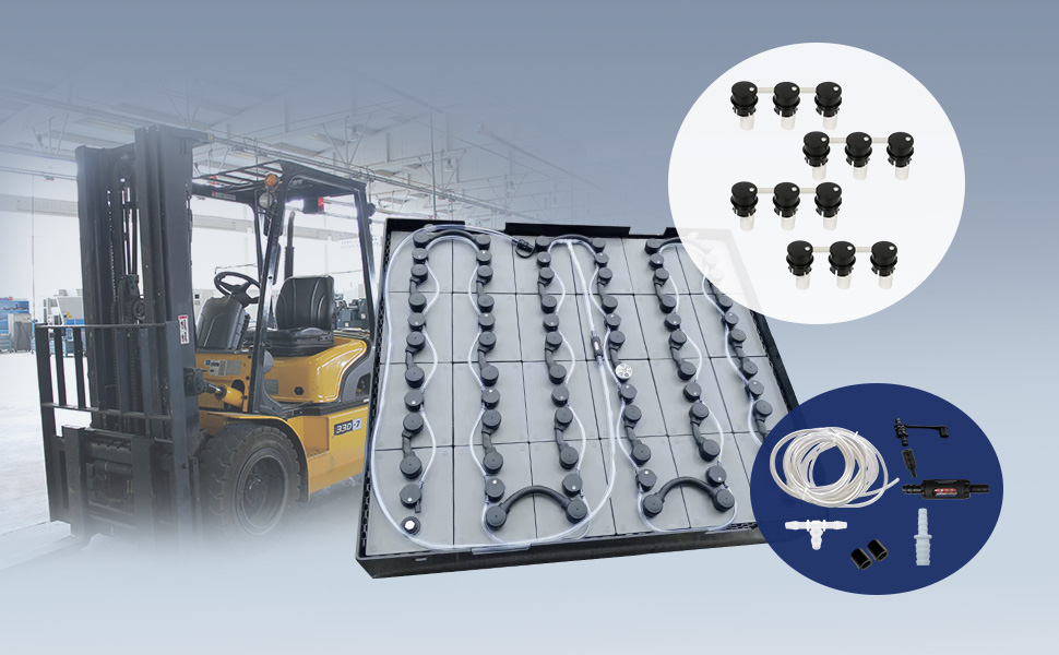 叉車蓄電池為什么要加水？怎么加水？